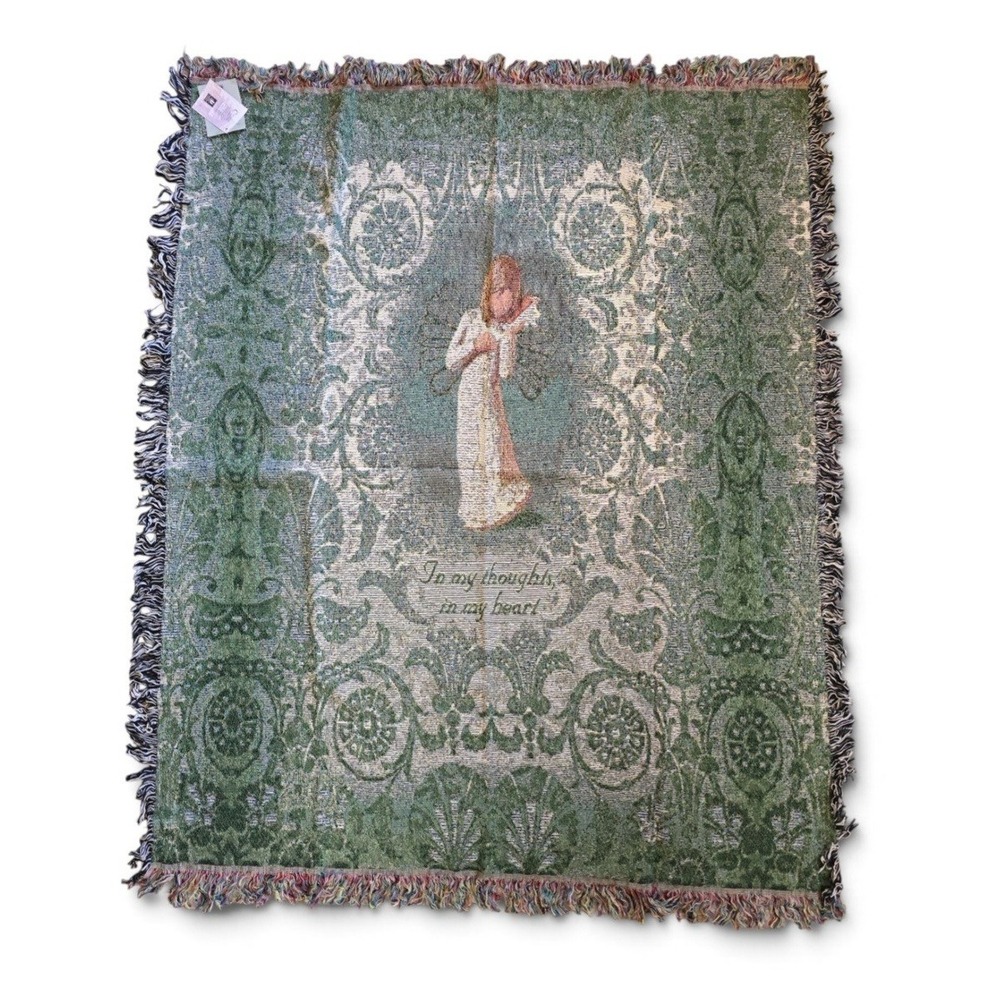 Willow Tree Tapestry Throw Blanket Thinking Of You Sympathy Comfort Gift 50x60